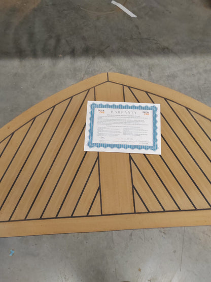 Deckfab express synthetic teak deck panels